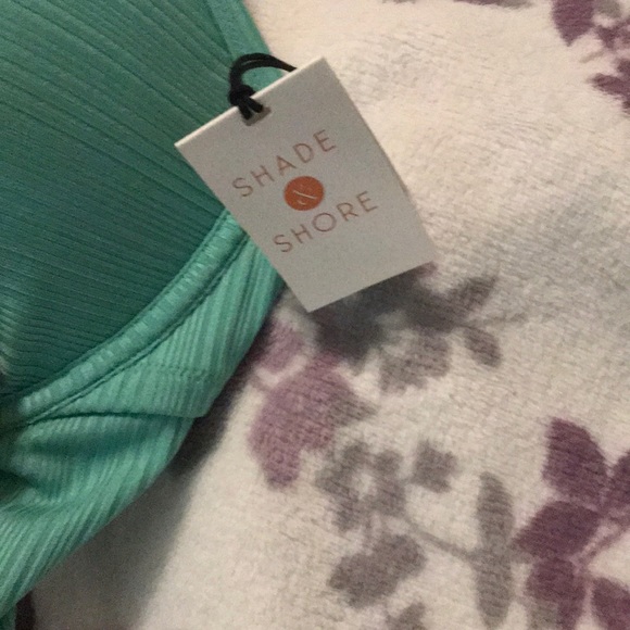 Mint green Shade & Shore one piece bathing suit - Picture 3 of 5